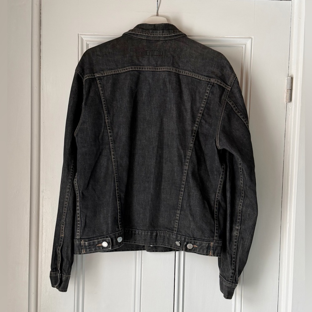 Vintage Men’s Banana Republic Black Denim Jean Jacket (Size L) - Picture 2 of 7